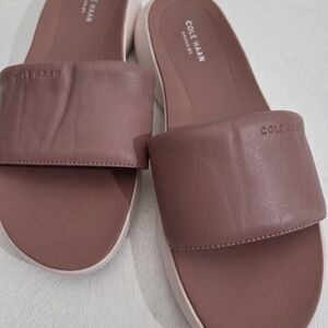 Cole Haan Women's Pink Slide Sandals